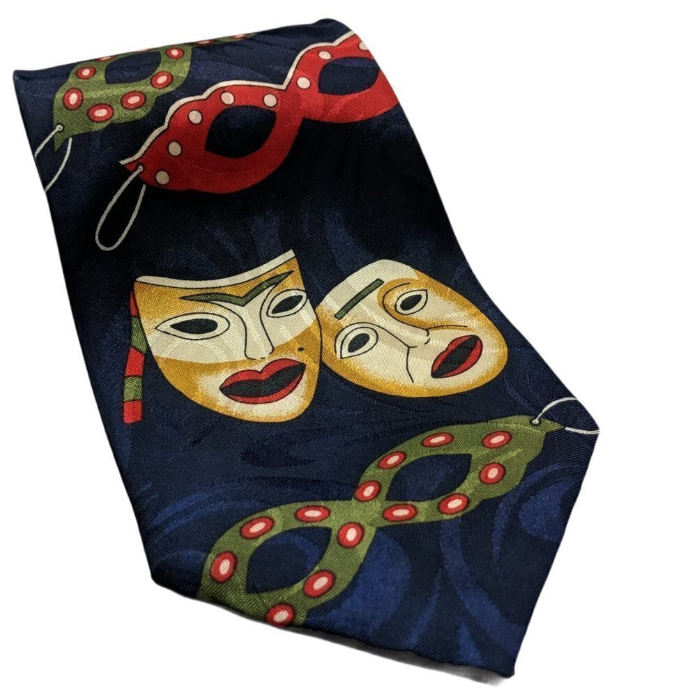 Steven Harris Opera Mask Novelty Necktie